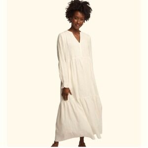 Able Dress Jane Maxi Dress Antique White Boho Minimal Ethical Size XXS NWT